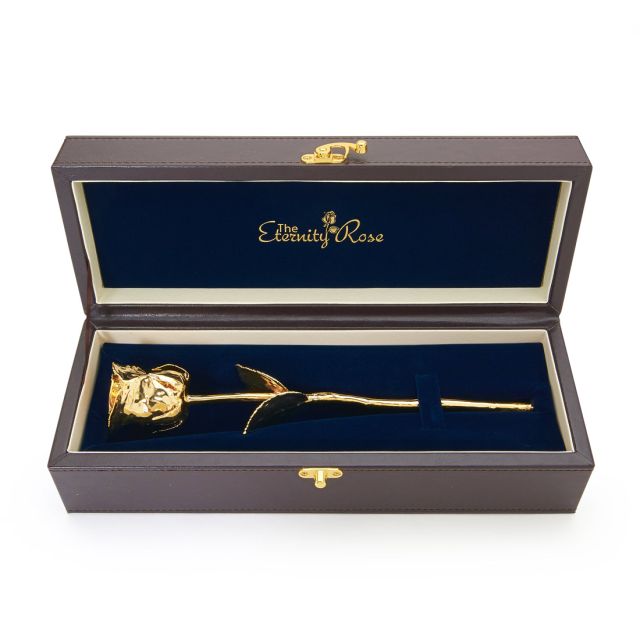 Rose trempée dans l&#039;or 24 carats