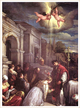 Historical illustration of Saint Valentine