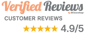 Verified Reviews customer reviews 4.9 out of 5